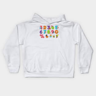 Mathematical Symbols Kids Hoodie